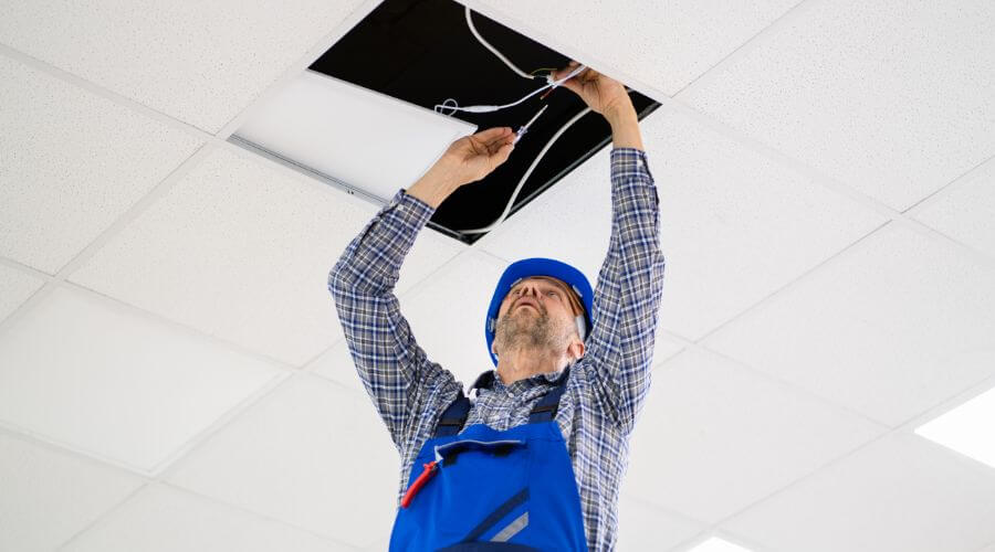 Professional bathroom remodel rewiring services in Charlotte